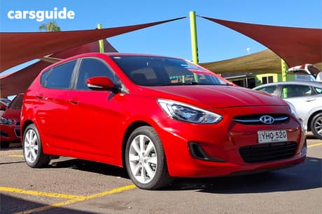 Red 2017 Hyundai Accent Hatchback Sport