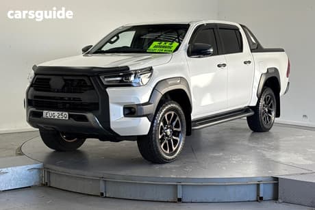 White 2022 Toyota Hilux Double Cab Pick Up Rogue (4X4)