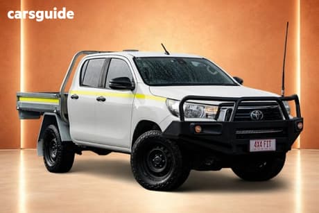 White 2020 Toyota Hilux X Cab Cab Chassis Sr (4X4)