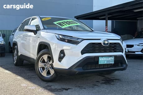 White 2022 Toyota RAV4 Wagon Gx (2Wd) Hybrid