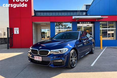 Blue 2020 BMW 530I Sedan M Sport