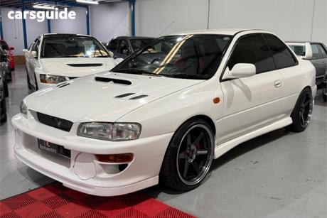 White 1998 Subaru IMPREZA WRX TYPE R STI Coupe