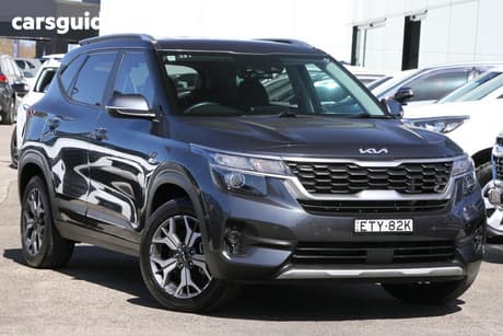 Grey 2022 Kia Seltos Wagon Sport+ (Awd)
