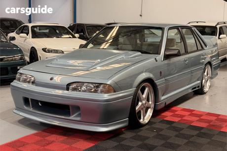 Blue 1987 Holden Commodore Sedan Executive