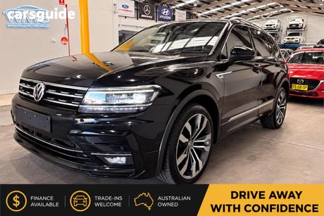 Black 2018 Volkswagen Tiguan Wagon Allspace 162 Tsi Highline