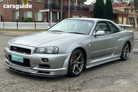 Grey 1999 Nissan Skyline Coupe Gtr