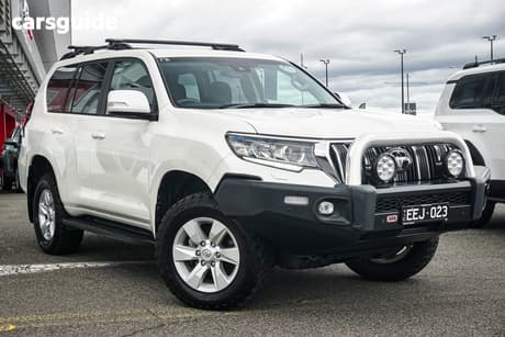 White 2021 Toyota Landcruiser Prado Wagon Gxl
