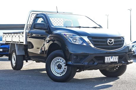 Black 2019 Mazda BT-50 Cab Chassis Xt (4X2) (5Yr)