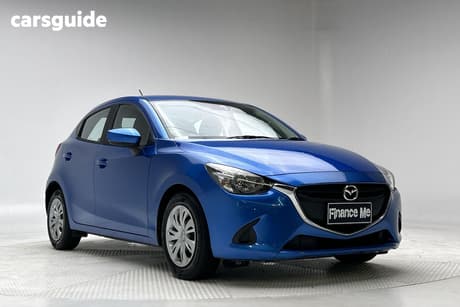 Blue 2017 Mazda 2 Hatchback Neo