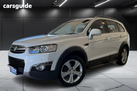 White 2013 Holden Captiva Wagon 7 Lx (4X4)
