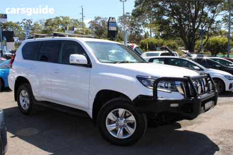 White 2018 Toyota Landcruiser Prado Wagon Gxl (4X4)