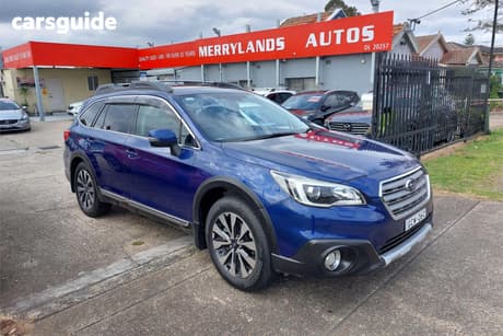 Blue 2015 Subaru Outback Wagon 3.6R