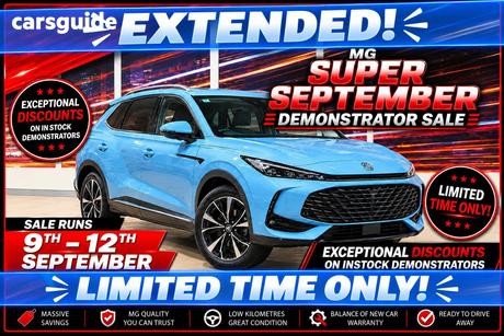Blue 2025 MG HS Wagon Essence