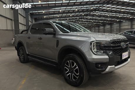 Silver 2022 Ford Ranger Double Cab Pick Up Sport 3.0 (4X4)