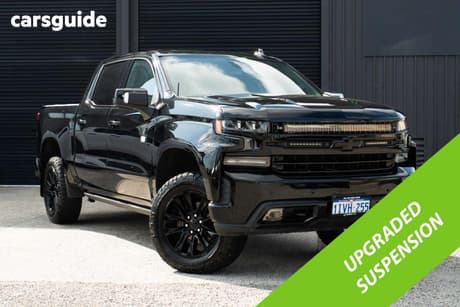 Black 2020 Chevrolet Silverado Crew Cab Utility 1500 Ltz Premium Tech Pack