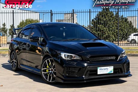 Black 2020 Subaru WRX Sedan STI (AWD) MY20