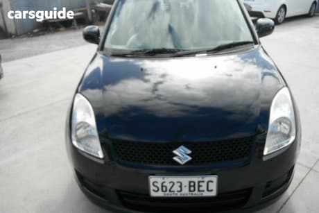 Black 2010 Suzuki Swift Hatchback