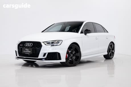 White 2017 Audi RS 3 Sedan QUATTRO 8V MY18