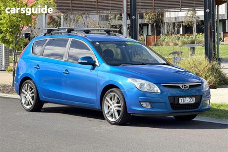 Blue 2010 Hyundai I30 Wagon Cw Trophy