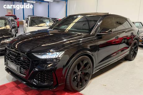 Black 2020 Audi RS Q8 Wagon Tfsi Quattro Mhev