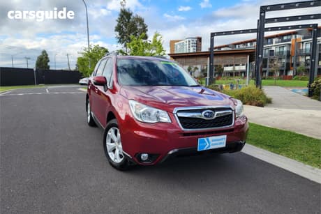 Red 2014 Subaru Forester Wagon 2.5I-L
