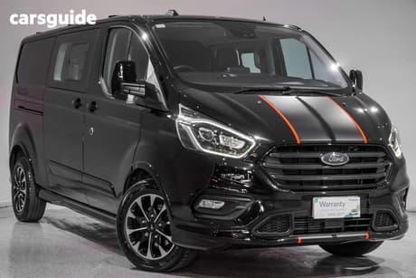 Black 2023 Ford Transit Custom Van 320L Sport Dciv (Lwb)