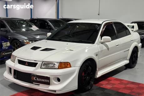 White 1999 Mitsubishi Lancer Sedan Evolution Vi