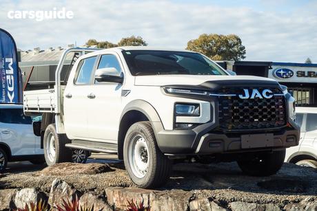White 2026 JAC T9 Dual Cab Chassis Tradepro (4X4)