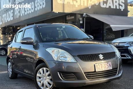 Grey 2013 Suzuki Swift Hatchback Gl