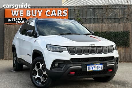 White 2023 Jeep Compass Wagon Trailhawk