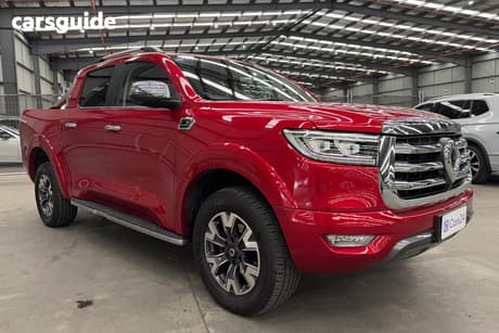 Red 2023 GWM UTE Dual Cab Utility Cannon-X (4X4)