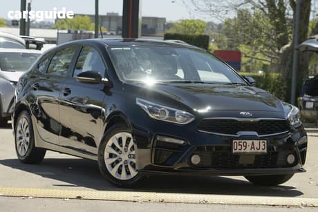 Black 2019 Kia Cerato Hatchback S