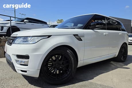 White 2016 Land Rover Range Rover Sport Wagon 3.0 Sdv6 Hse