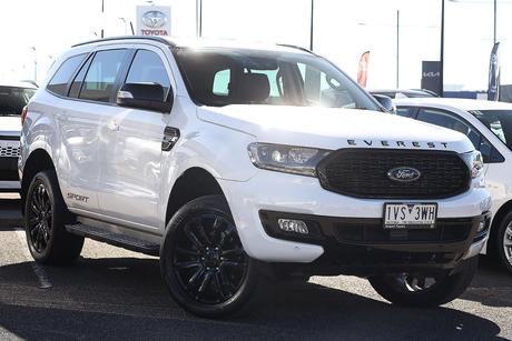 White 2022 Ford Everest Wagon Sport (4Wd)