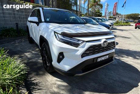 White 2024 Toyota RAV4 Wagon Cruiser (2Wd) Hybrid