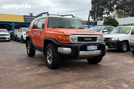 Orange 2012 Toyota FJ Cruiser Wagon