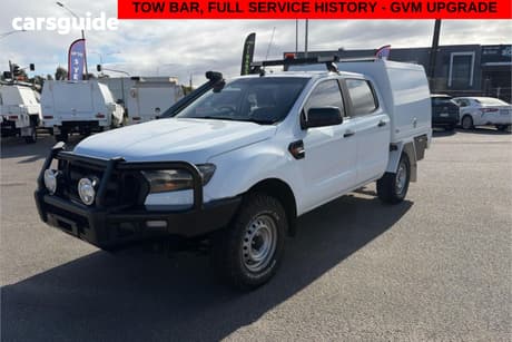 White 2017 Ford Ranger Crew Cab Chassis Xl 3.2 (4X4)