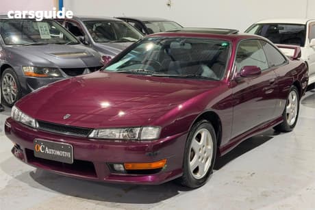 Red 1997 Nissan 200SX Coupe Sports Limited