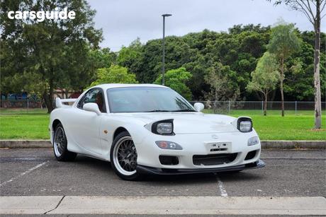 White 2000 Mazda RX7 Coupe Twin Turbo Rb