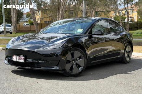 Black 2023 Tesla Model 3 Sedan Rear-Wheel Drive
