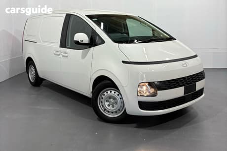 White 2026 Hyundai Staria Commercial