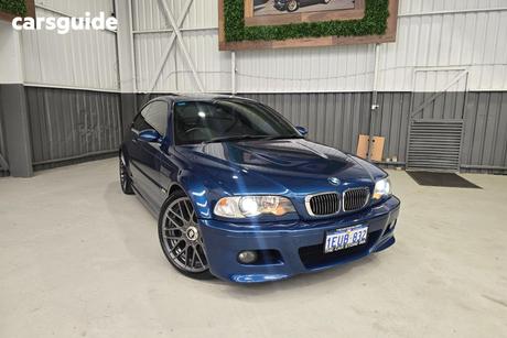 Blue 2002 BMW M3 Coupe E46 COUPE 2DR SMG 6SP 3.2I