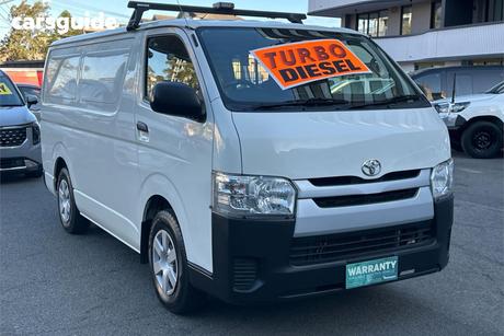 White 2018 Toyota HiAce Van Lwb