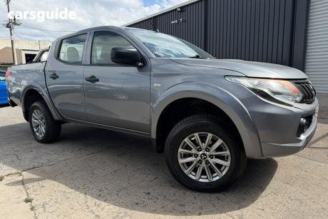Silver 2018 Mitsubishi Triton Dual Cab Utility Glx (4X4)