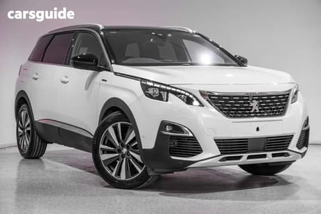 White 2020 Peugeot 5008 Wagon Gt Line