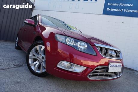 Red 2009 Ford Falcon Sedan G6E