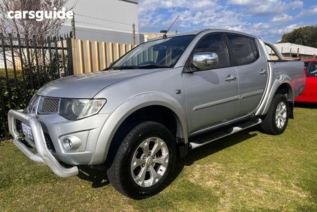 Silver 2014 Mitsubishi Triton Double Cab Utility Glx-R (4X4)
