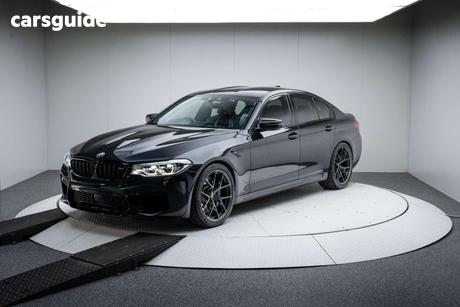 Black 2018 BMW M5 Sedan Competition