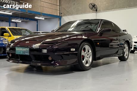 Purple 1993 Nissan 180SX Hatch SX