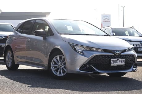Silver 2025 Toyota Corolla Hatchback Sx Hybrid